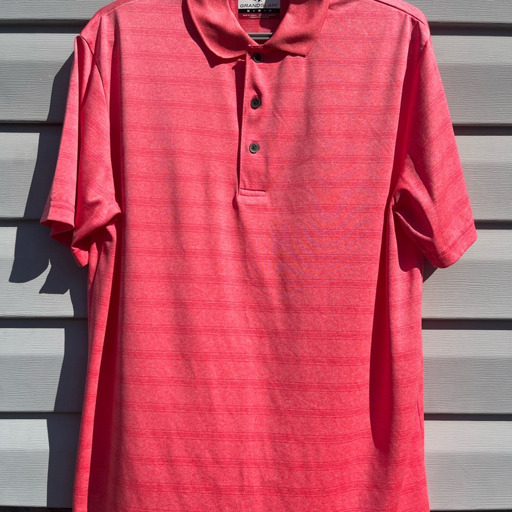 Grand Slam Vibrant Red Polo Shirt